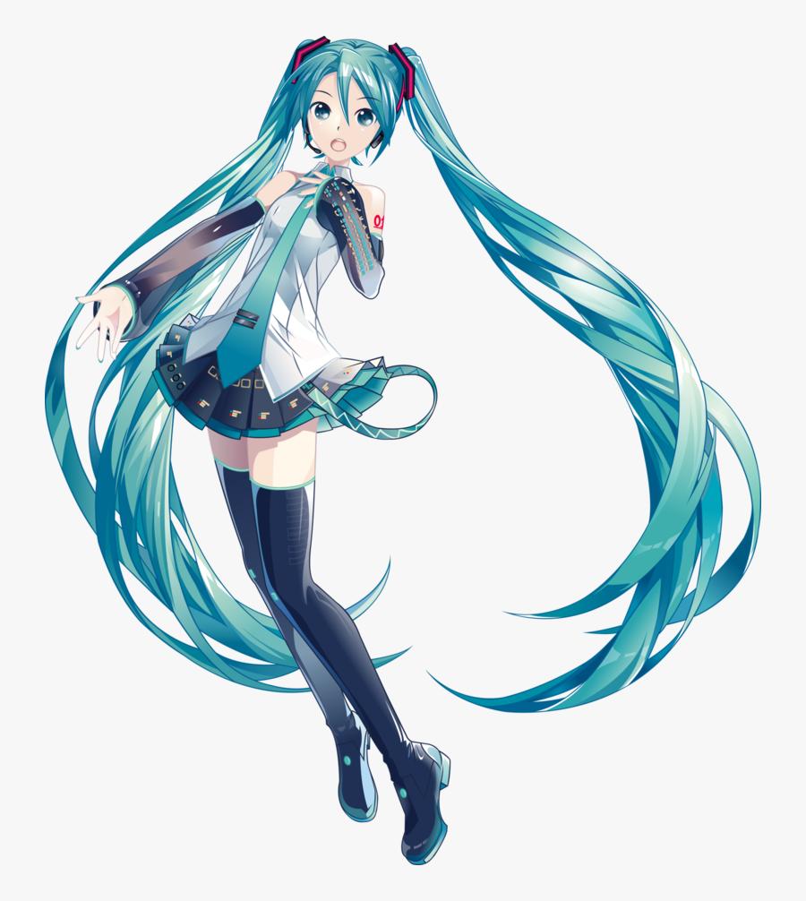 Hatsune Miku Vector By Assass - Miku Hatsune V3, Transparent Clipart