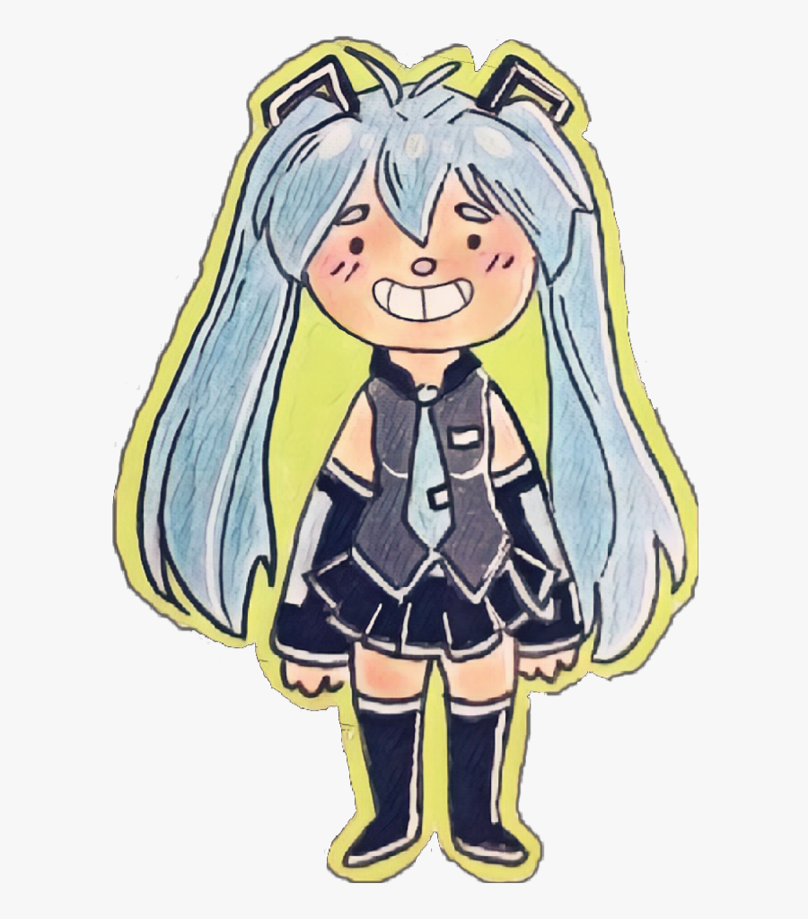 #hatsunemiku #hatsune Miku #miku Hatsune #vocaloid - Cartoon, Transparent Clipart