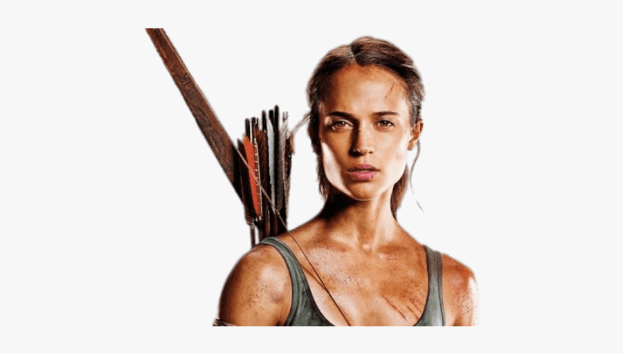 Lara Croft Tomb Raider Close Up - Lara Croft Poster 2018, Transparent Clipart