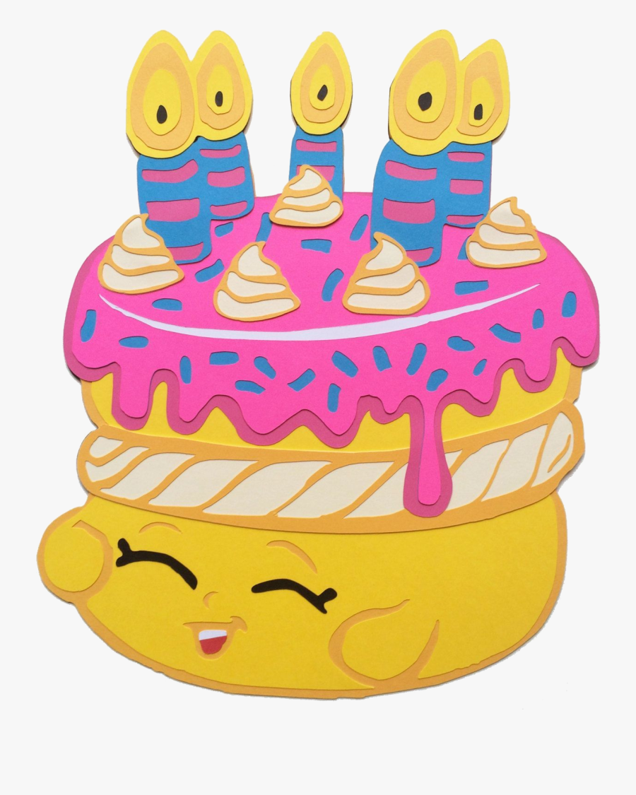 Shopkins Clipart Transparent Png - Shopkins Cake Clipart, Transparent Clipart