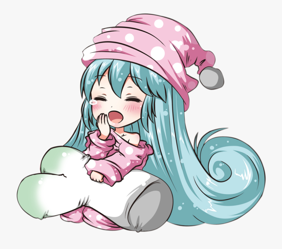 Sleeping Anime Girl Transparent, Transparent Clipart