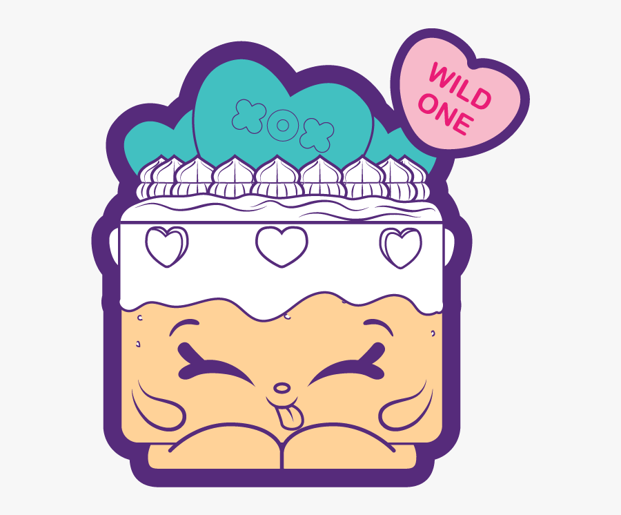 Shopkins Wild Style Heart, Transparent Clipart