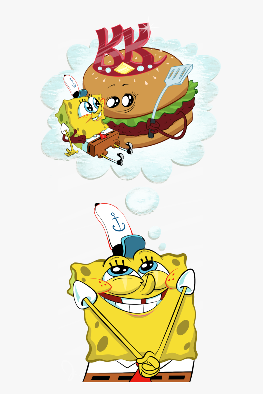 The Krusty Krab Patty Queen - Spongebob Squarepants Krabby Patty Transparent, Transparent Clipart