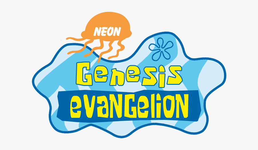 Neon Evangehon Neon Genesis Evangelion - Neon Genesis Evangelion Spongebob, Transparent Clipart