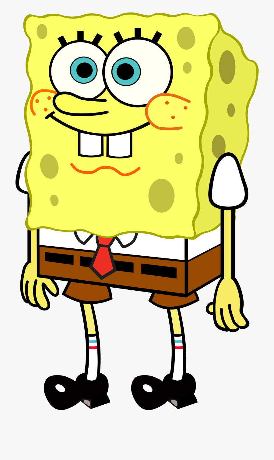 Sponge Bob Square Pants, Transparent Clipart