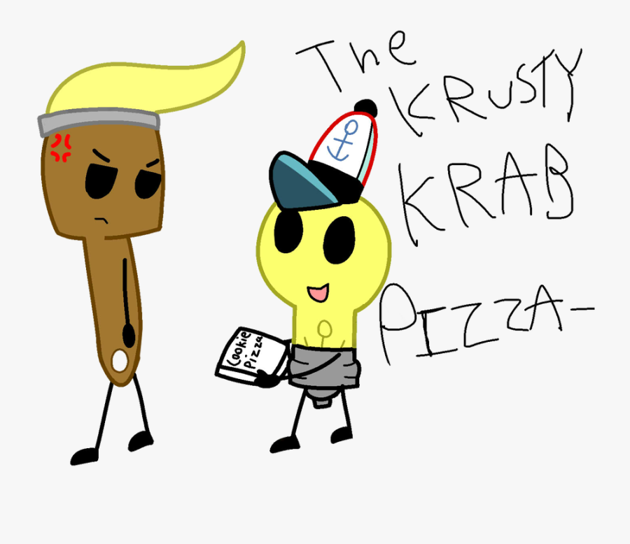 Bfdi Krusty Krab Pizza, Transparent Clipart