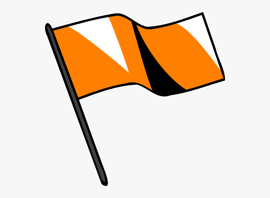 Orangeflag Svg Clip Arts - Flag Clip Art, Transparent Clipart