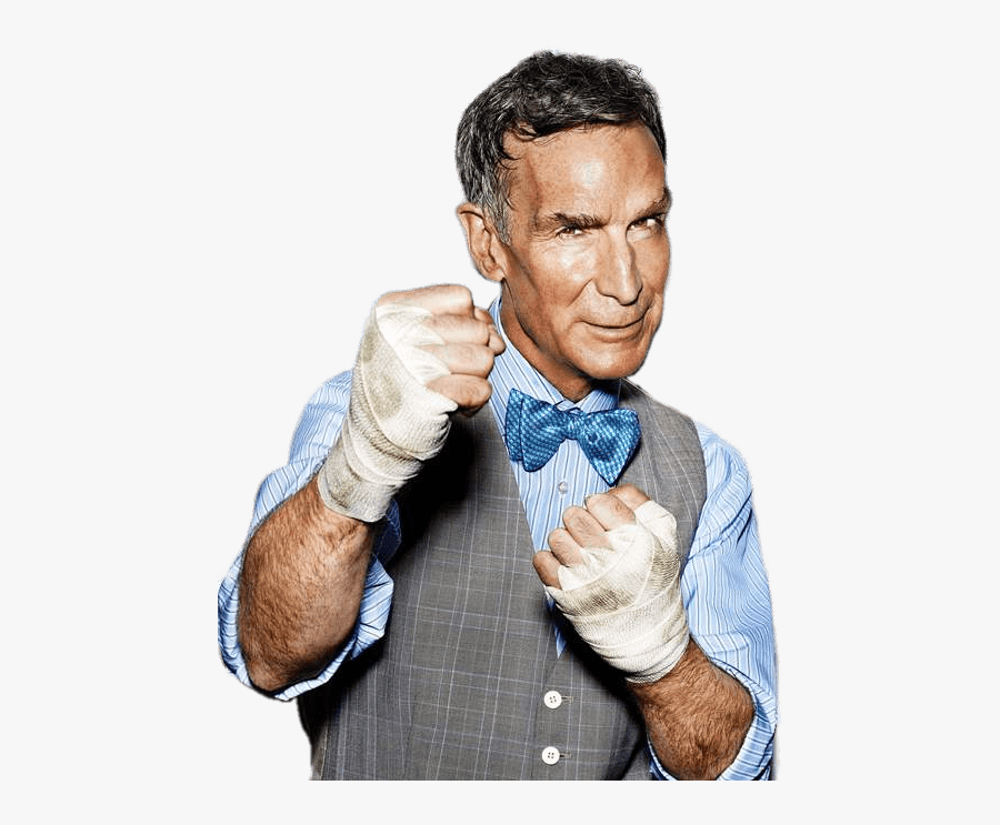 Bill Nye Boxing Moves - Bill Nye Magazine Cover, Transparent Clipart