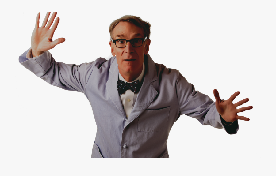 Clip Art Guy Pointing At Himself - Bill Nye No Background, Transparent Clipart