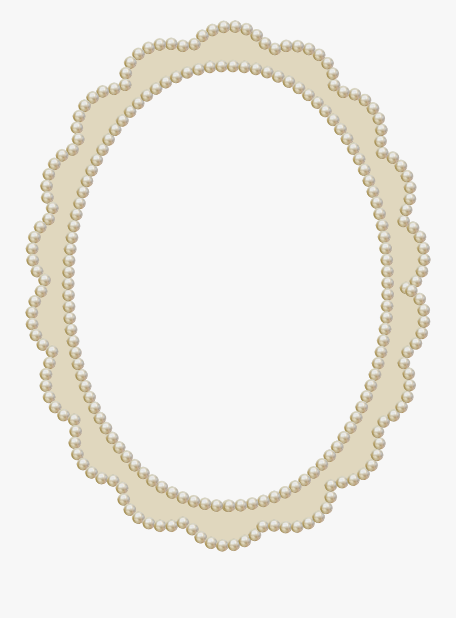 Pearl Frame Png Royalty Free Library - Pearl Photo Frame Png, Transparent Clipart