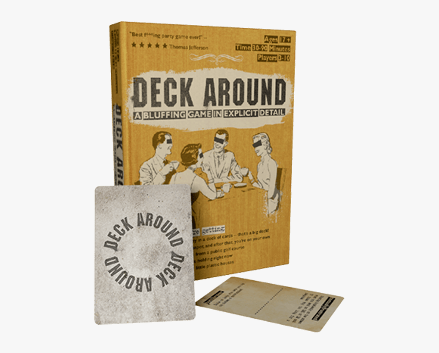 Deck Around Game Cards, Transparent Clipart