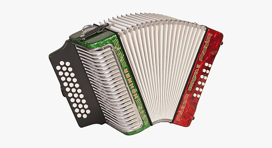 Clip Art Hohner Corona Ii F - Hohner Black Corona Iii Accordion, Transparent Clipart