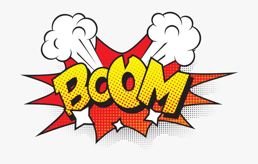 Comic Books Wham, Transparent Clipart