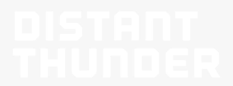 Distant Thunder Reversed Logo, Transparent Clipart