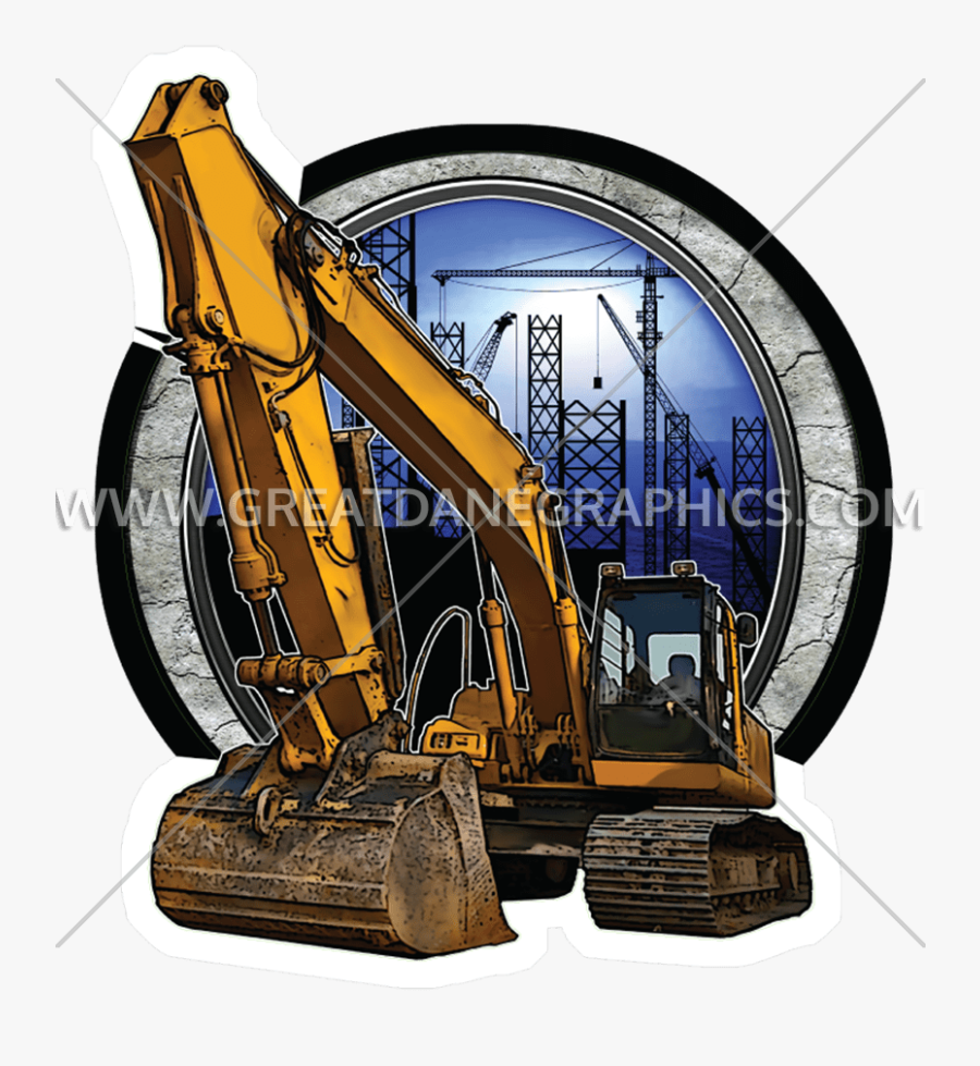 Transparent Bulldozer Clipart - Crane, Transparent Clipart