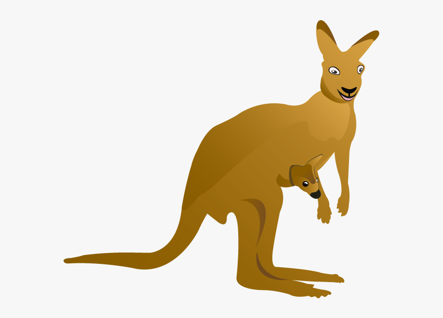 Kangaroo Alphabets - Kangaroo, Transparent Clipart