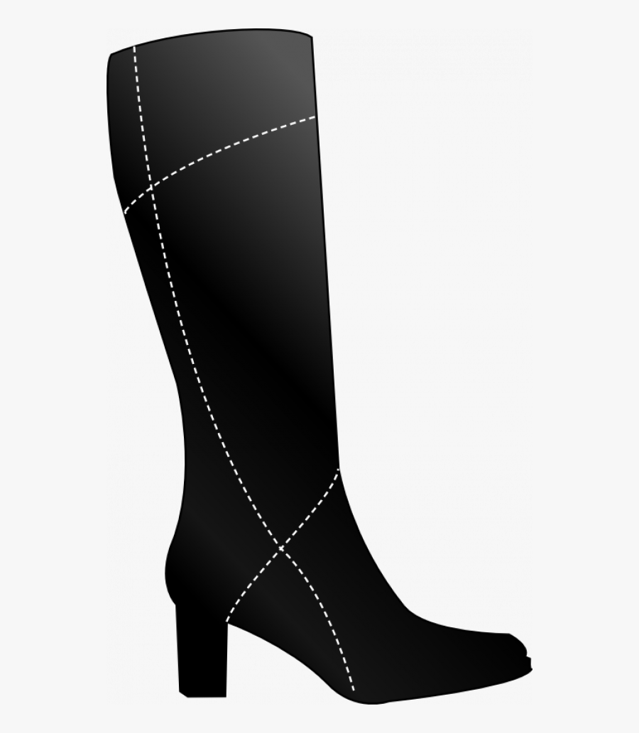 Black Boot Clipart, Transparent Clipart