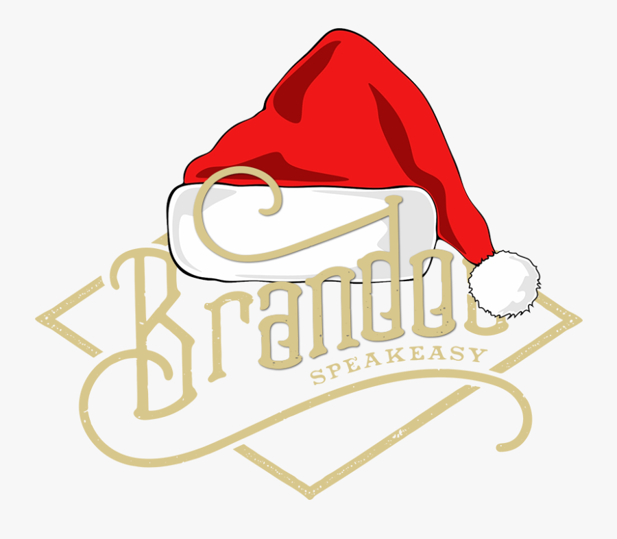 Brandos Logo Santa Hat, Transparent Clipart