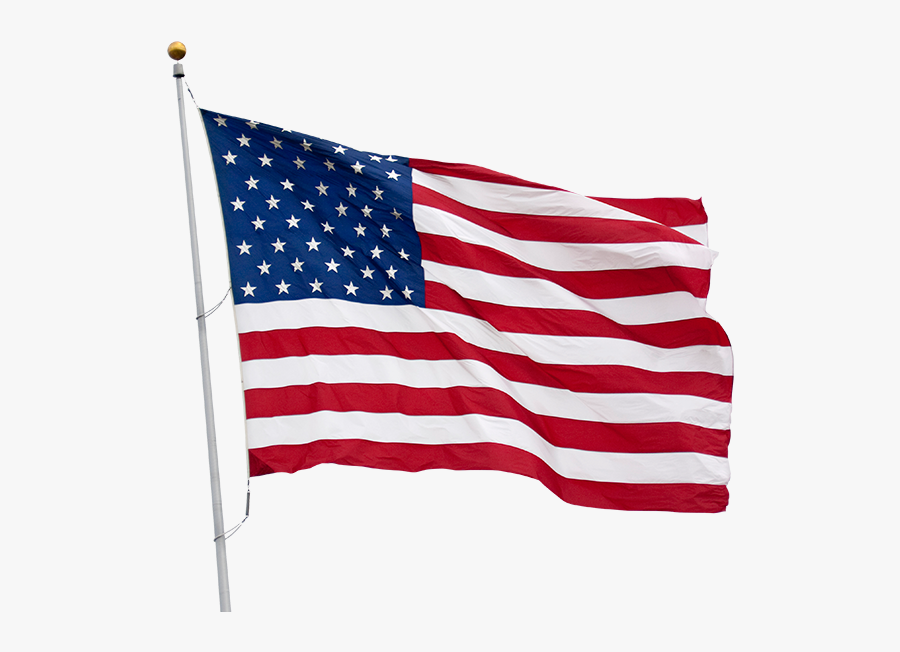 American Flag White Background, Transparent Clipart
