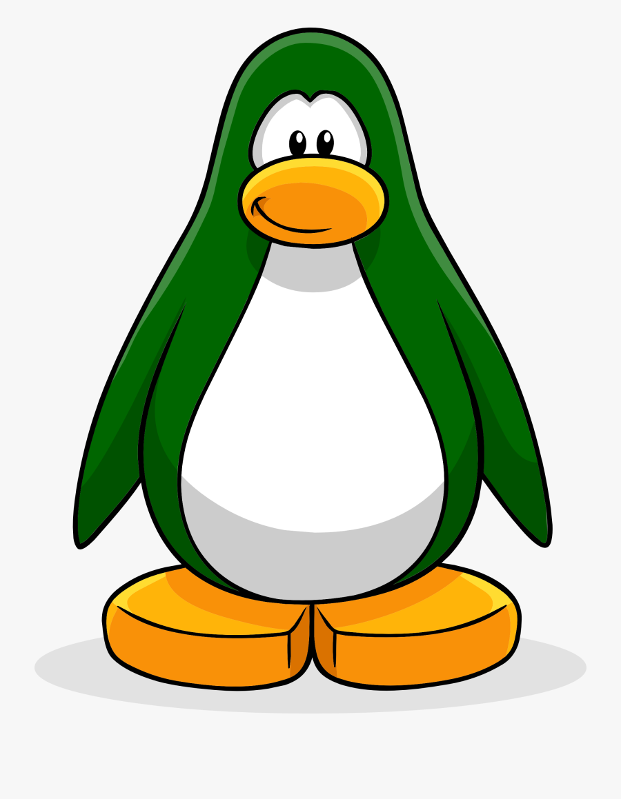 Clip Art Club Penguin Png - Club Penguin Green Penguin, Transparent Clipart