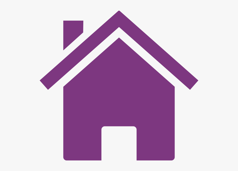 Purple House Clipart, Transparent Clipart