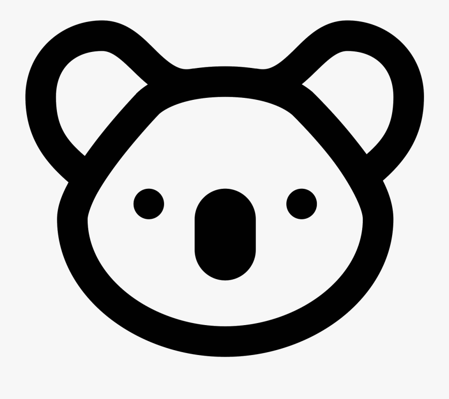 Koala Bear Clipart Tumblr Transparent - Koala Icon Png, Transparent Clipart