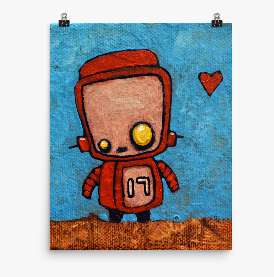 Drawing Painting Robot, Transparent Clipart