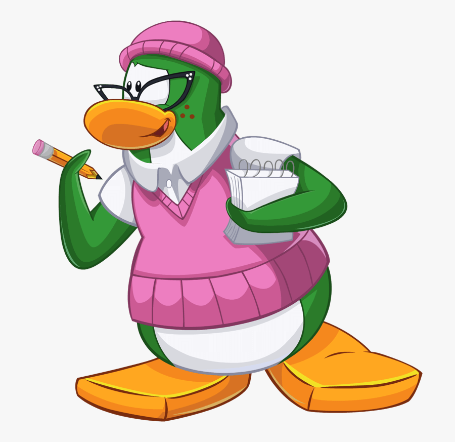 Club Penguin Pencil, Transparent Clipart