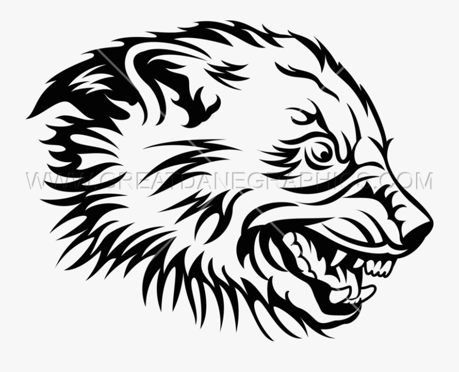 Black And White Wolverine Animal Clipart , Png Download - Wolverine Animal Clipart Black And White, Transparent Clipart