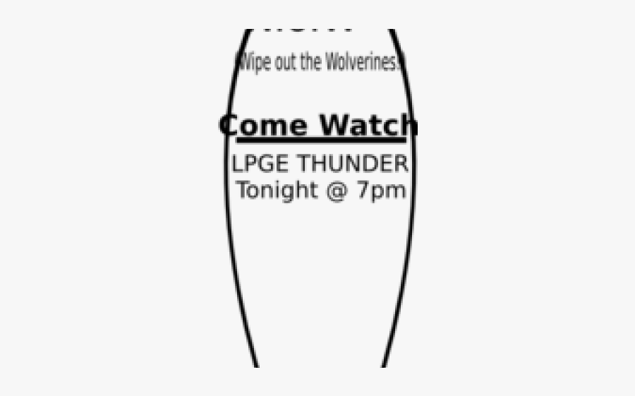 Monochrome Clipart Surfboard - Calligraphy, Transparent Clipart