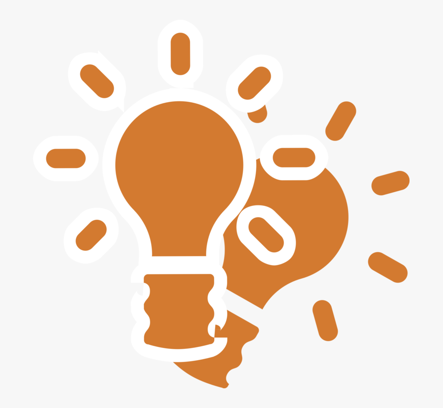 Food,orange,line - Grey Light Bulb Clipart, Transparent Clipart