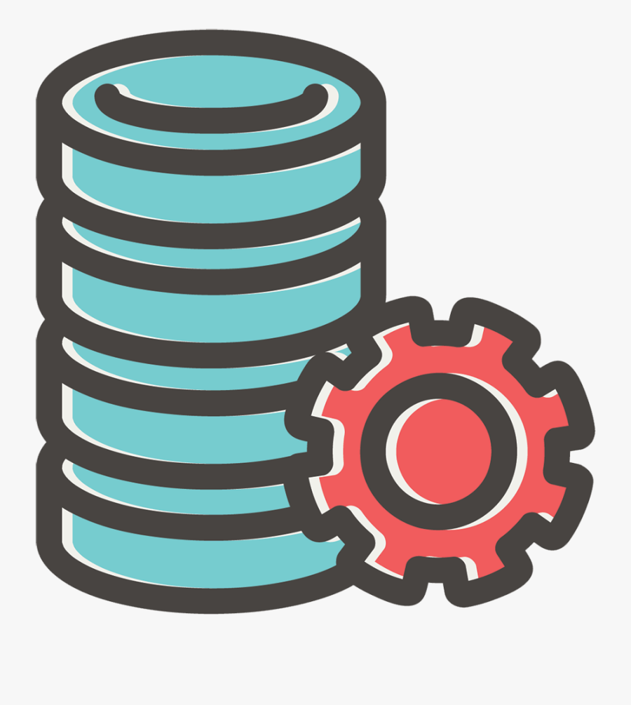 Geller Solutions Inc Database - Clip Art Data Stack, Transparent Clipart