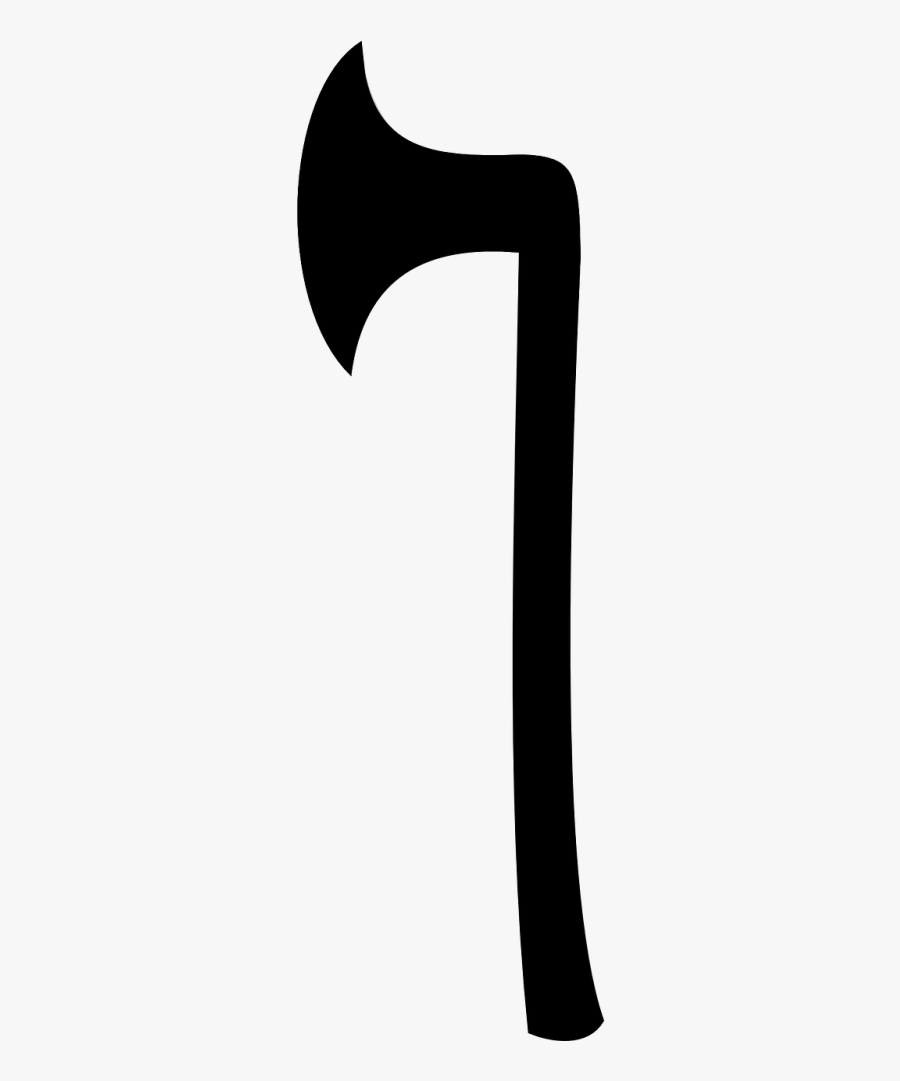 Axe Battle Axe Weapon - Silhouette, Transparent Clipart