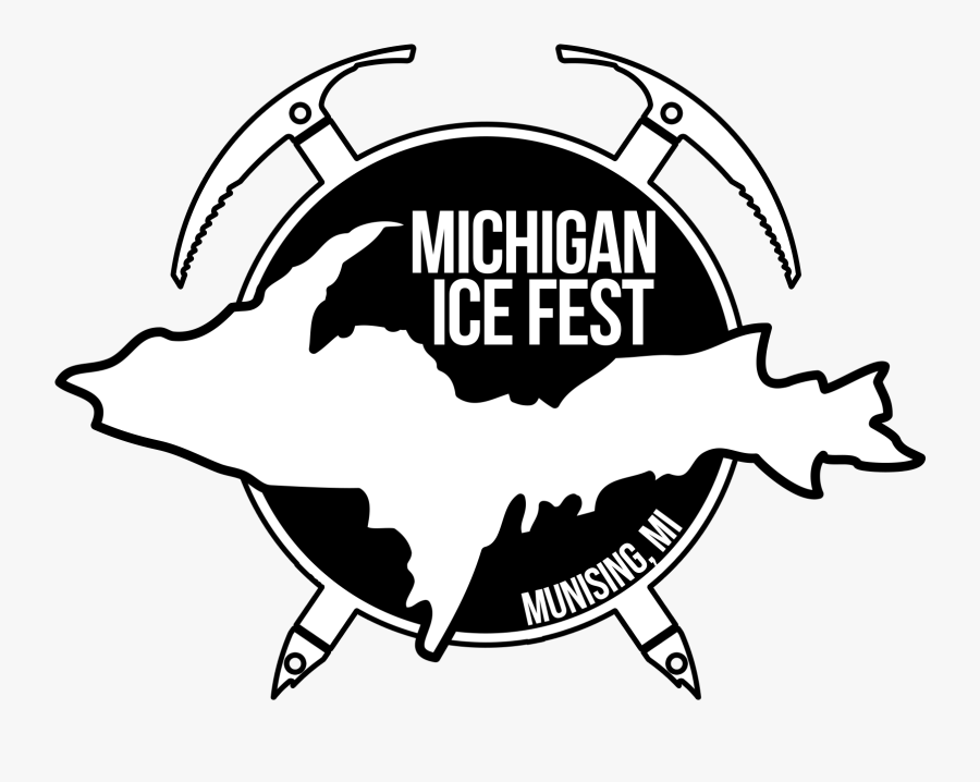 Michigan Ice Fest Logo, Transparent Clipart