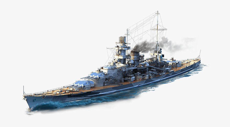 Clip Art Futuristic Battleship - Battleship Dunkerque, Transparent Clipart