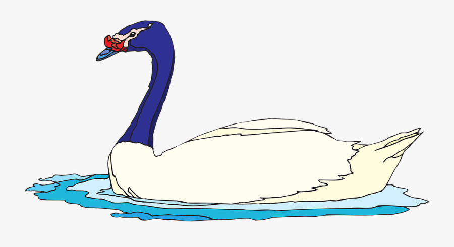 Goose Coloring Page, Transparent Clipart