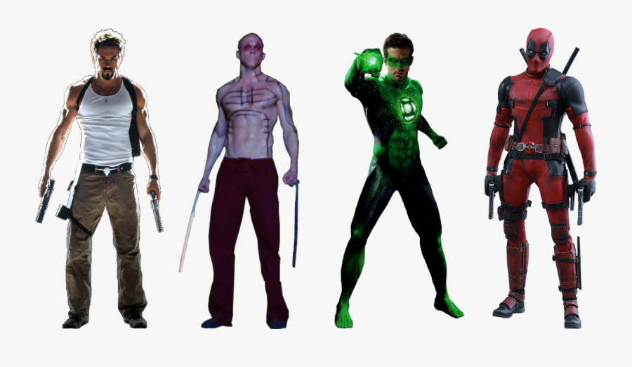 Ryan Gosling Png -ryan Reynolds Png - Full Body Drawing Deadpool, Transparent Clipart