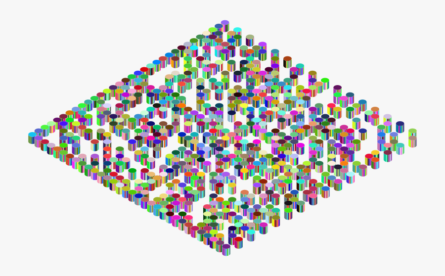 Prismatic Isometric Cylinders Clipart , Png Download, Transparent Clipart