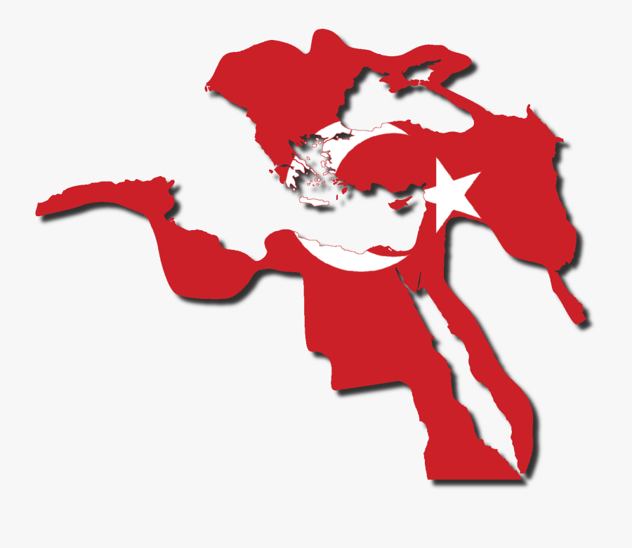 Greece Clipart Greek Civilization - Ottoman Empire Flag Map, Transparent Clipart