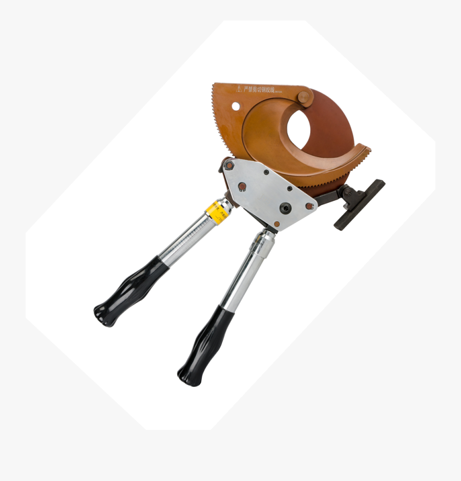 Manual Ratchet Cable Cutter For Cutting Copper & Cu-al - Illustration, Transparent Clipart