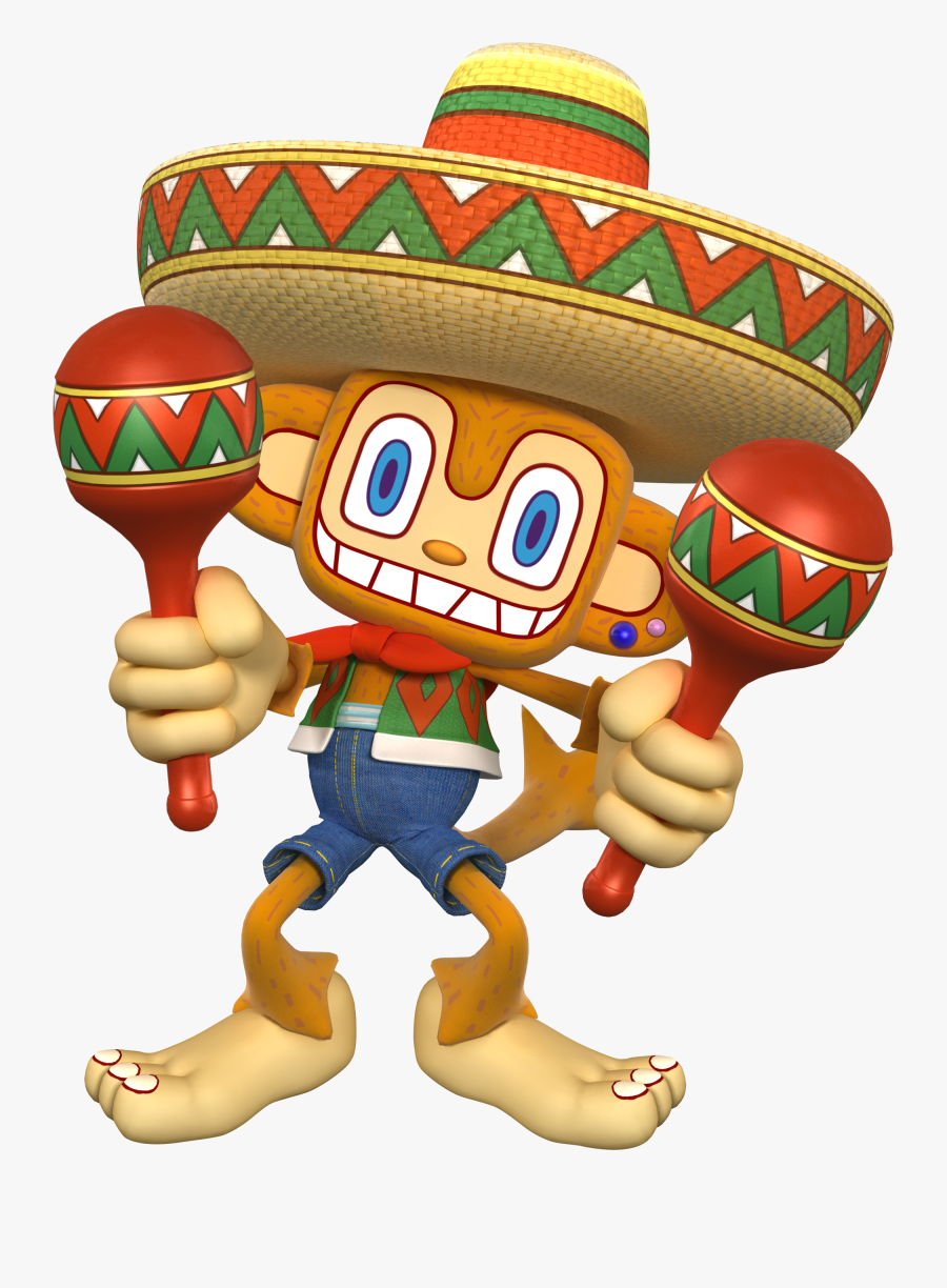 Clip Art Amigo Png - Sega All Stars Racing Amigo, Transparent Clipart