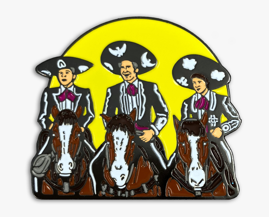 Three Amigos Ride Cartoon, Transparent Clipart
