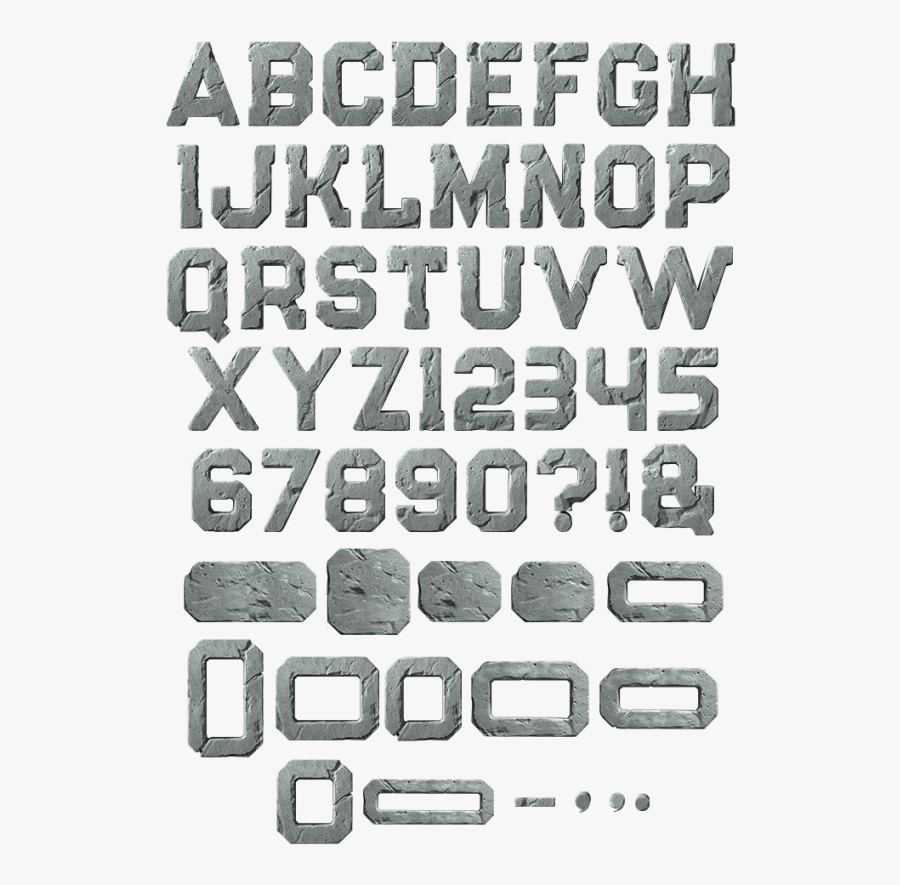 Clip Art Buy Flinty And Live - Rock Stone Font, Transparent Clipart