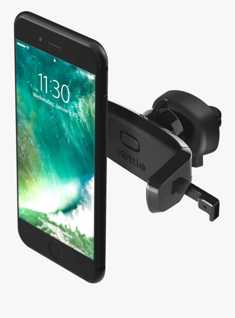 Iottie Easy One Touch Mini Air Vent Car Mount Holder - Cell Phone Holder For Car Iottie, Transparent Clipart