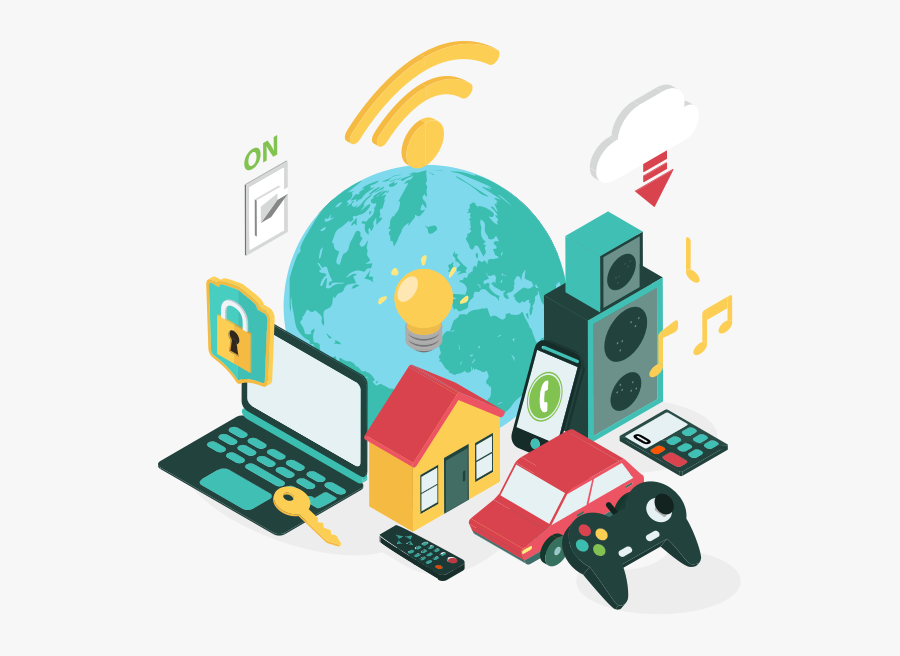 Iot Big Data Application, Transparent Clipart