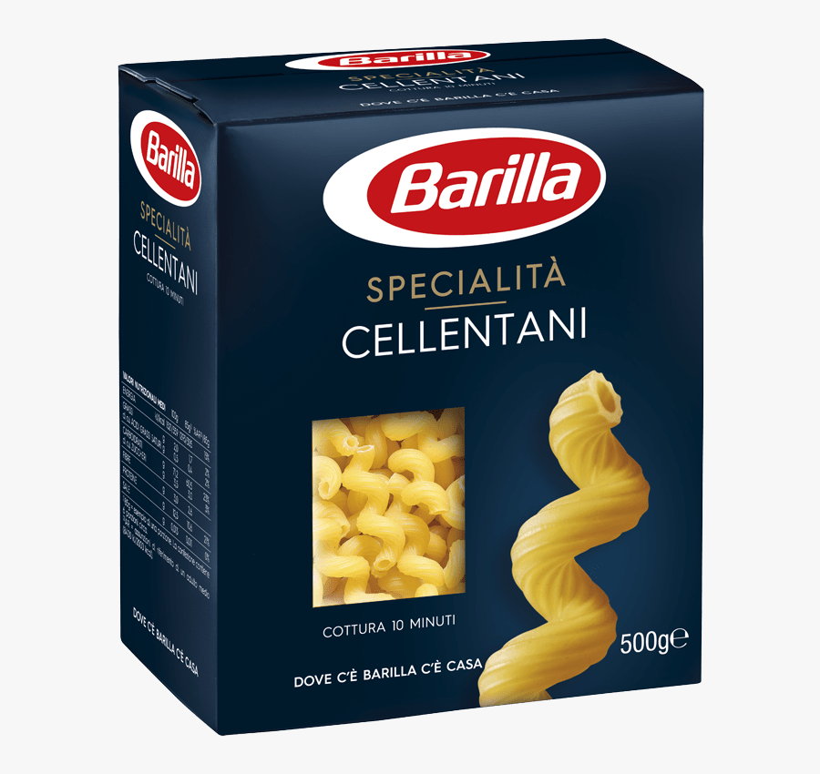 Clip Art Cellentani Pasta - Cellentani Barilla, Transparent Clipart
