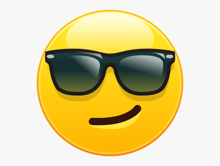 Transparent Awesome Smiley Face Png - Like A Boss Emoji , Free Transparent Clipart...