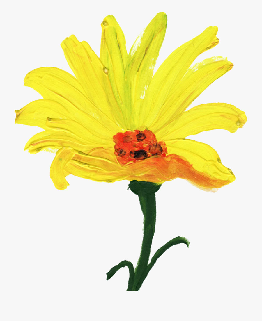 Paint Flower Transparent Png, Transparent Clipart