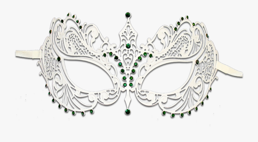 White Masquerade Mask Png Clip Art Transparent - Masquerade Mask White Png, Transparent Clipart
