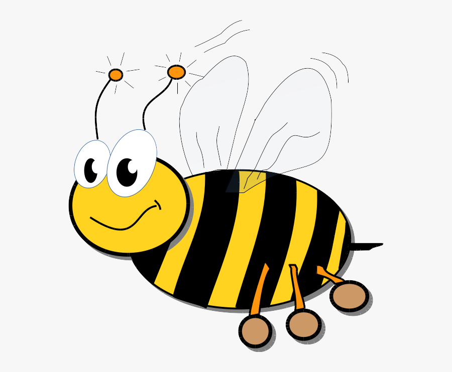 Simple Honey Bee Art Clipart , Png Download - Honeybee, Transparent Clipart